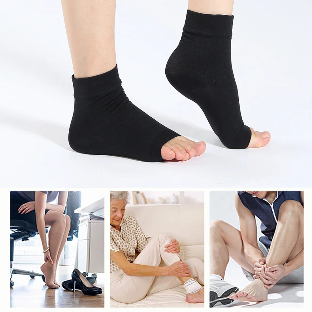 open toe Ankle Compression Sleeve