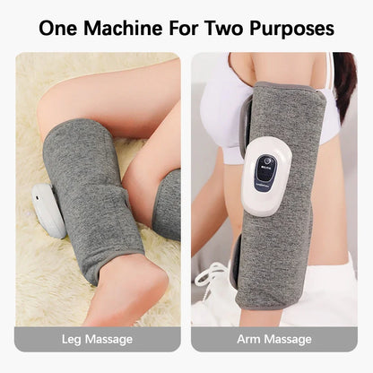 Electric Leg Massager Wireless Rechargeable Air Compression 360° Air Pressure