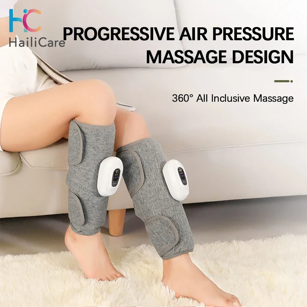 Electric Leg Massager Wireless Rechargeable Air Compression 360° Air Pressure